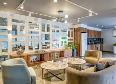 Элитная недвижимость в центре Алании: элегантные двухкомнатные апартаменты, 60м², в резиденции премиум класса в 350м от моря ID-18688 фото-11