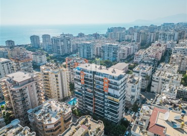 Просторная меблированная квартира с одной спальней, 75м², в 400м от моря в Махмутларе, Алания ID-18694 фото-15