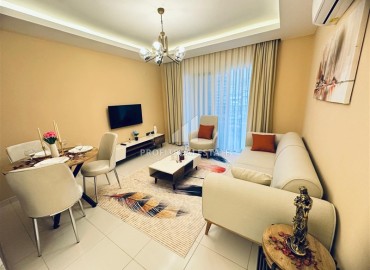 Элегантная квартира 1+1, 60м², с видом на горы в районе вторничного рынка в Махмутларе, Алания ID-18696 фото-2