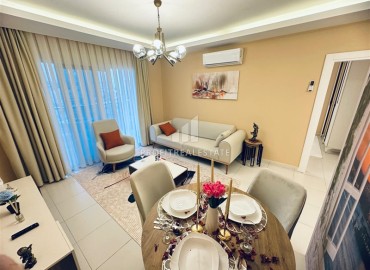 Элегантная квартира 1+1, 60м², с видом на горы в районе вторничного рынка в Махмутларе, Алания ID-18696 фото-3