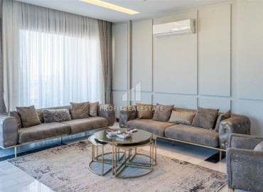 Фешенебельный пентхаус 3+1, 208м² с видом на море и горы, в резиденции на первой береговой линии в районе Алании – Тосмур ID-18698 фото-3