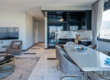 Фешенебельный пентхаус 3+1, 208м² с видом на море и горы, в резиденции на первой береговой линии в районе Алании – Тосмур ID-18698 фото-4