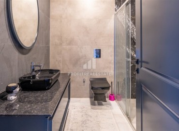 Фешенебельный пентхаус 3+1, 208м² с видом на море и горы, в резиденции на первой береговой линии в районе Алании – Тосмур ID-18698 фото-15