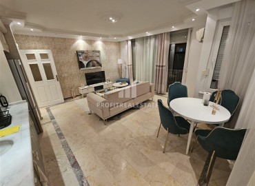 Меблированная квартира с двумя спальнями, 110м², в резиденции с бассейном, в центре Алании. ID-18700 фото-2