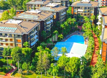 Фешенебельная квартира 4+1, 210м², в уютном комплексе на первой береговой линии в Оба, Алания под гражданство ID-18701 фото-1