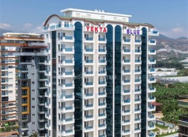 Уютная квартира с одной спальней, 55м², с видом на горы в комплексе премиум класса, в восточной части Махмутлара, Алания ID-18705 фото-1