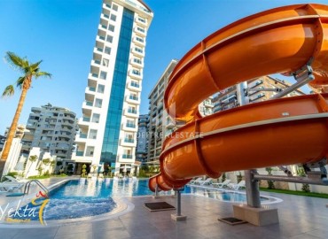 Уютная квартира с одной спальней, 55м², с видом на горы в комплексе премиум класса, в восточной части Махмутлара, Алания ID-18705 фото-16