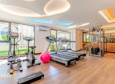 Уютная квартира с одной спальней, 55м², с видом на горы в комплексе премиум класса, в восточной части Махмутлара, Алания ID-18705 фото-20