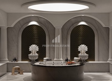 Квартиры и дуплексы, 56-334м² в инвестиционном проекте с отельной инфраструктурой в районе Кестель, Алания ID-18707 фото-14