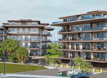 Квартиры и дуплексы, 56-334м² в инвестиционном проекте с отельной инфраструктурой в районе Кестель, Алания ID-18707 фото-19