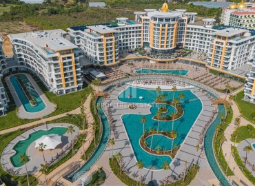 Апартаменты с одной спальней, 85м², в уникальном элитном комплексе в районе Алании Тюрклер, в 300м от моря ID-18709 фото-1