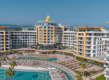 Апартаменты с одной спальней, 85м², в уникальном элитном комплексе в районе Алании Тюрклер, в 300м от моря ID-18709 фото-13