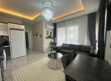 Готовая к проживанию, квартира 1+1, 60м², в современном комплексе с бассейном в Махмутларе, Алания ID-18506 фото-3