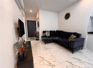 Элегантная двухкомнатная квартира, 55м², в резиденции с бассейном в центре Алании, у пляжа Кейкубат ID-18710 фото-8