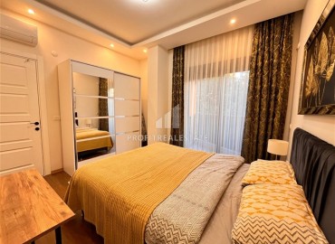 Элегантная двухкомнатная квартира, 55м², в резиденции с бассейном в центре Алании, у пляжа Кейкубат ID-18710 фото-11