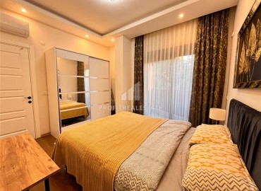 Элегантная двухкомнатная квартира, 55м², в резиденции с бассейном в центре Алании, у пляжа Кейкубат ID-18710 фото-13