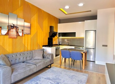 Стильные апартаменты с одной спальней, 55м², в резиденции премиум класса в центре Алании, в 350м от пляжа Клеопатры ID-18712 фото-4