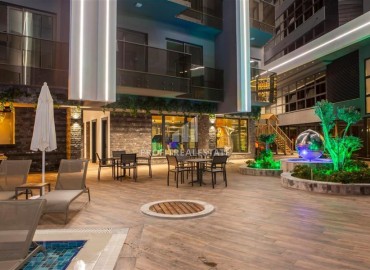 Стильные апартаменты с одной спальней, 55м², в резиденции премиум класса в центре Алании, в 350м от пляжа Клеопатры ID-18712 фото-19