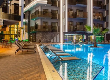 Стильные апартаменты с одной спальней, 55м², в резиденции премиум класса в центре Алании, в 350м от пляжа Клеопатры ID-18712 фото-20