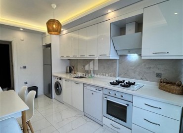 Уютная трехкомнатная квартира, 104м², в новой резиденции с бассейном в 150м от пляжа Клеопатры, Алания ID-18714 фото-3