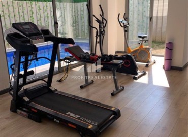 Уютная трехкомнатная квартира, 104м², в новой резиденции с бассейном в 150м от пляжа Клеопатры, Алания ID-18714 фото-16