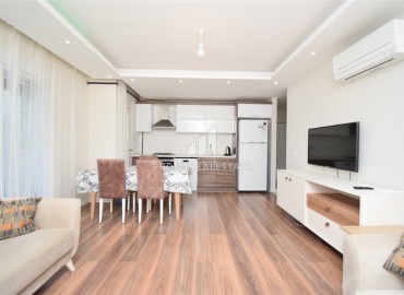 Газифицированная уютная квартира 1+1, 90м², в современном комплексе с бассейном в районе Хурма, Анталия ID-18716 фото-2