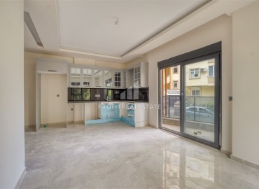 Центр Алании: новая квартира с одной спальней, 55м², в комплексе с парковкой, в 750м от Средиземного моря ID-18719 фото-3