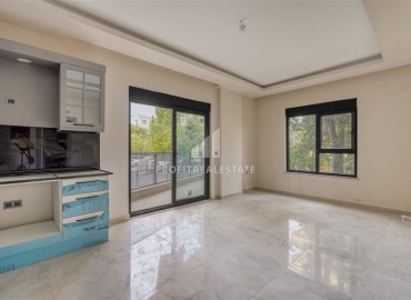 Центр Алании: новая квартира с одной спальней, 55м², в комплексе с парковкой, в 750м от Средиземного моря ID-18719 фото-5