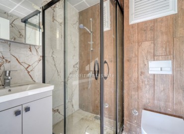 Центр Алании: новая квартира с одной спальней, 55м², в комплексе с парковкой, в 750м от Средиземного моря ID-18719 фото-11