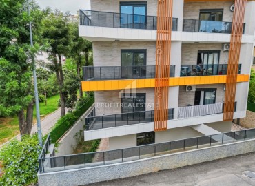 Центр Алании: новая квартира с одной спальней, 55м², в комплексе с парковкой, в 750м от Средиземного моря ID-18719 фото-14