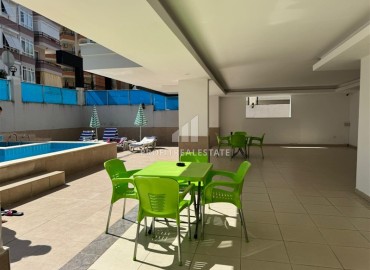 Двухкомнатная квартира, 55м², в 300м от пляжа Клеопатры в современной резиденции с бассейном, центр Алании ID-18721 фото-11