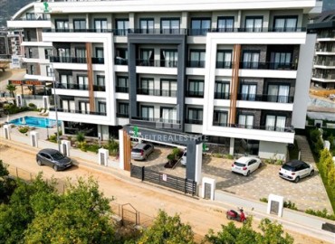 Стильные апартаменты 1+1, 50м², в комфортабельном новом комплексе в Верхней Оба, Алания, 1500м от моря ID-18732 фото-1