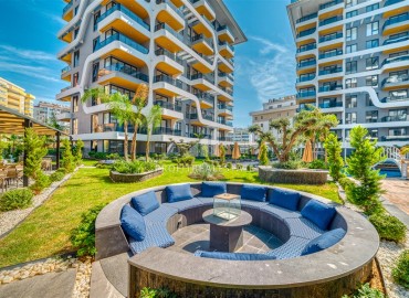 Luxury real estate at the initial stage of construction in the area of Alanya - Tosmur, with interest-free installments ID-10258 фото-16