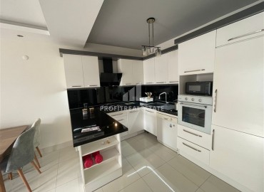 Стильная квартира с одной спальней, 65м², с потрясающим видом на море в элитном комплексе в районе Алании - Тосмур ID-18735 фото-5