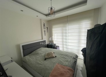 Стильная квартира с одной спальней, 65м², с потрясающим видом на море в элитном комплексе в районе Алании - Тосмур ID-18735 фото-8