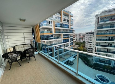 Стильная квартира с одной спальней, 65м², с потрясающим видом на море в элитном комплексе в районе Алании - Тосмур ID-18735 фото-12