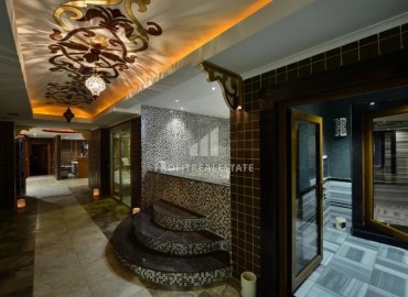 Элегантные апартаменты с одной спальней, 75м², в комплексе с обширной инфраструктурой в Джикджилли, Алания ID-18739 фото-14