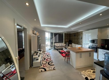 Фешенебельная двухкомнатная квартира, 80м², в элитном комплексе в спальном районе Алании – Джикджилли ID-18740 фото-5