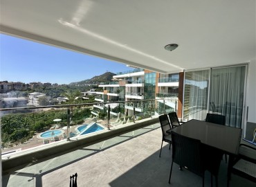 Элегантная квартира с двумя спальнями, 110м², в элитной резиденции в районе Алании - Джикджилли ID-18395 фото-12