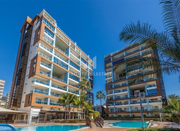 Элегантная двухкомнатная квартира, 80м², на высоком этаже в элитном комплексе в районе Алании – Джикджилли ID-18742 фото-1