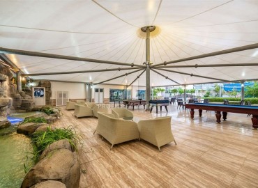 Элегантная двухкомнатная квартира, 80м², на высоком этаже в элитном комплексе в районе Алании – Джикджилли ID-18742 фото-15