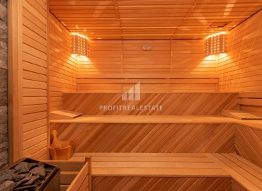 Элегантная двухкомнатная квартира, 80м², на высоком этаже в элитном комплексе в районе Алании – Джикджилли ID-18742 фото-19