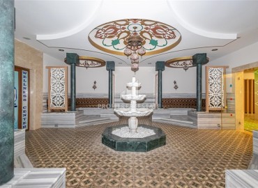 Элегантная двухкомнатная квартира, 80м², на высоком этаже в элитном комплексе в районе Алании – Джикджилли ID-18742 фото-20