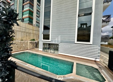 Квартира 1+1, 48м², с чистовой отделкой в новом малоквартирном комплексе с бассейном в районе Алании - Оба ID-18746 фото-10