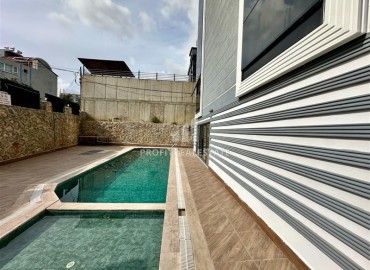 Квартира 1+1, 48м², с чистовой отделкой в новом малоквартирном комплексе с бассейном в районе Алании - Оба ID-18746 фото-15