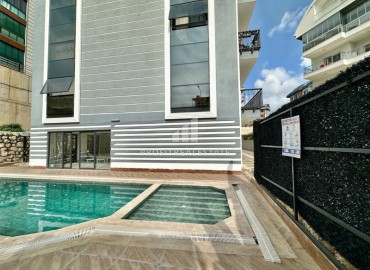 Квартира 1+1, 48м², с чистовой отделкой в новом малоквартирном комплексе с бассейном в районе Алании - Оба ID-18746 фото-16