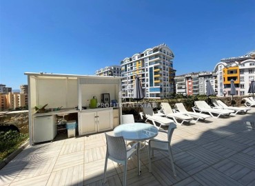 Квартира с двумя спальнями, 110м², на высоком этаже в комплексе с инфраструктурой в районе Тосмур, Алания. ID-18753 фото-14