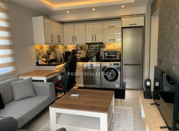 Уютная квартира с одной спальней, 55м², в новом комплексе в центре Алании, 250 метров до моря ID-17206 фото-2