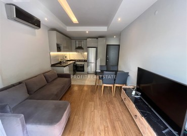 Меблированная квартира с одной спальней, 60м², в комфортабельном комплексе в 400м от пляжа Клеопатры, Алания ID-18244 фото-2