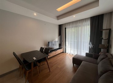 Меблированная квартира с одной спальней, 60м², в комфортабельном комплексе в 400м от пляжа Клеопатры, Алания ID-18244 фото-4